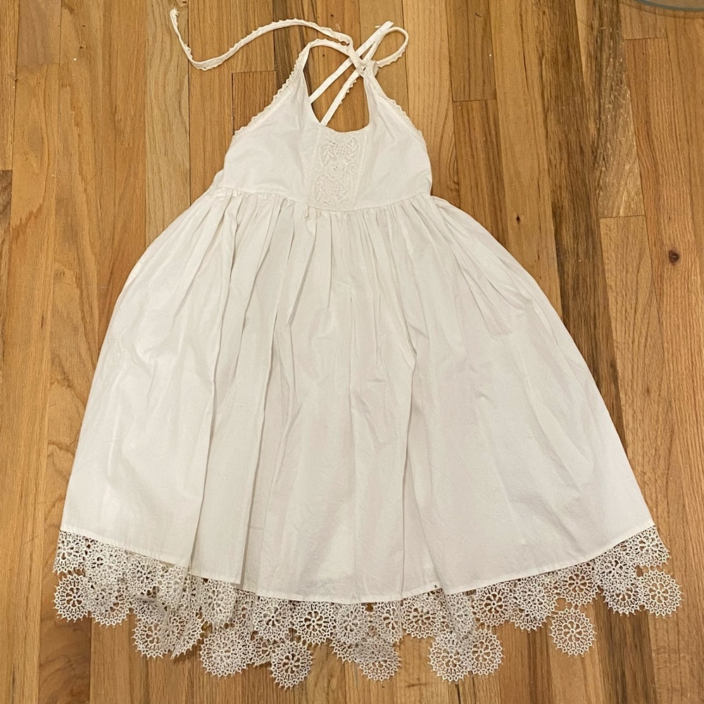 Dollcake White Halter Dress size 5 - Picture 4 of 8